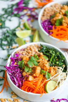 Thai Chicken Buddha Bowls