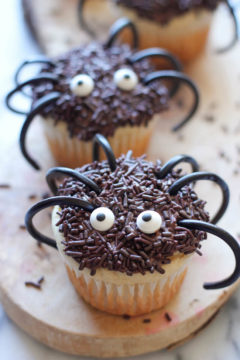 Halloween Spider Cupcakes