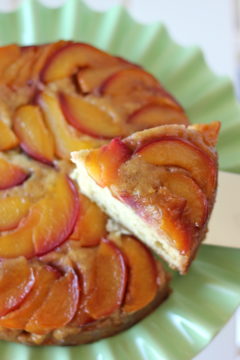 Nectarine Upside-down Cake