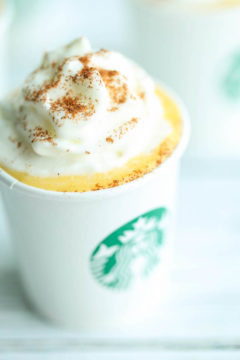 Healthy Pumpkin Puppuccinos