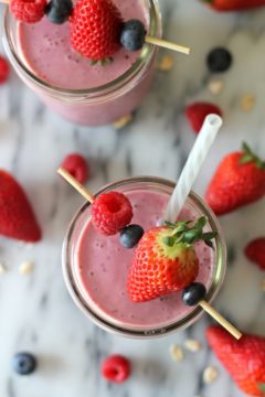 Greek Yogurt Berry Medley Smoothie