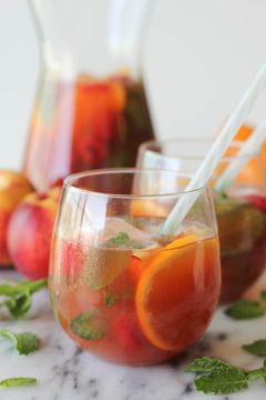 Raspberry Peach Iced Tea
