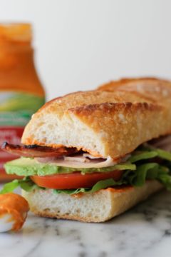 Avocado Club Sandwich with Spicy Chipotle Pepper Spread