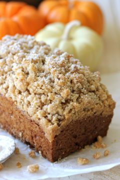 Crumbly Pumpkin Bread
