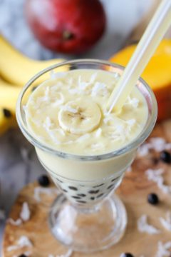 Tropical Smoothie with Tapioca Pearls