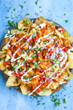 Loaded BBQ Chicken Nachos