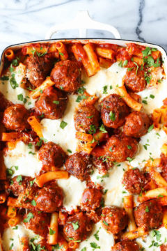 Meatball Baked Ziti