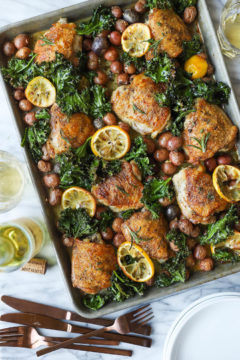 Sheet Pan Lemon Rosemary Chicken