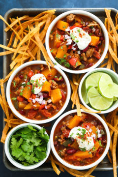 Slow Cooker Butternut Squash Chili
