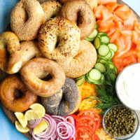 Smoked Salmon Bagel Bar