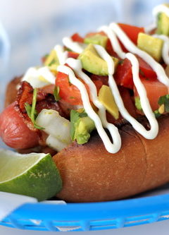 Bacon-Wrapped Sonoran Hot Dog
