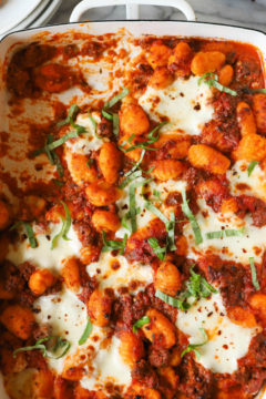 Weeknight Baked Gnocchi
